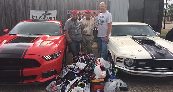 Beaumont Buckner Shoes for Orphan Souls® drive sets local record