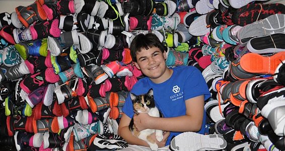 ‘The shoe boy’ fulfills mission to help vulnerable children through Buckner Shoes for Orphan Souls®