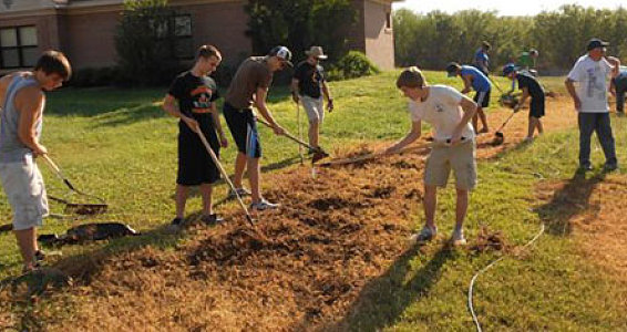 Prayer Garden Project Breaks Ground
