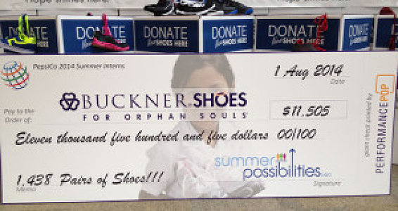 PepsiCo partners with Buckner to collect 1,438 pairs of shoes for vulnerable children worldwide
