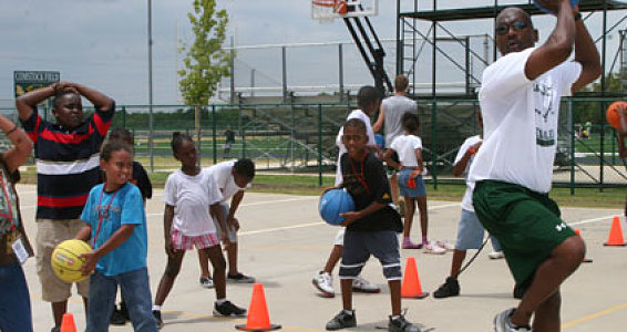 Buckner Children Receive Inspiration, Training at Legacy Sports Camp