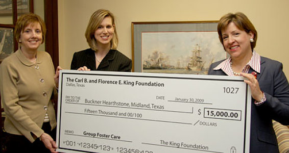King Foundation Gives $15,000 to Foster Children