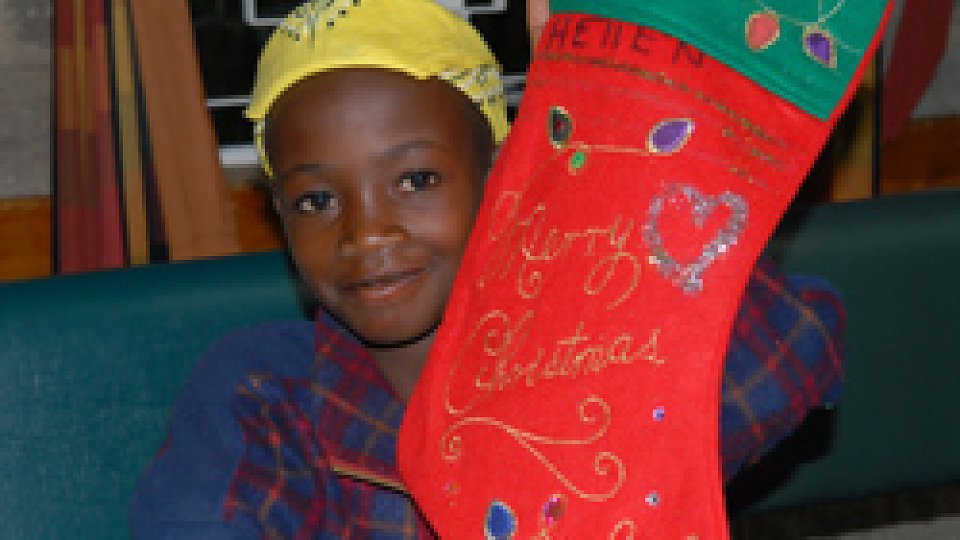 kenya christmas stocking