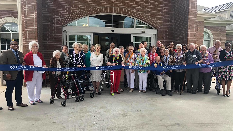 residents at parkway place cuts ribbon on renovations
