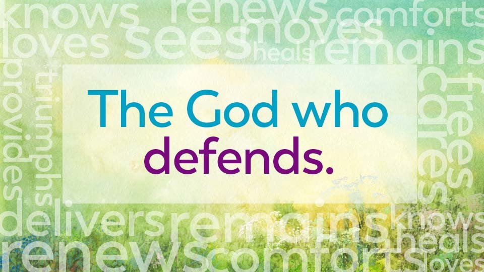 the god who is defends