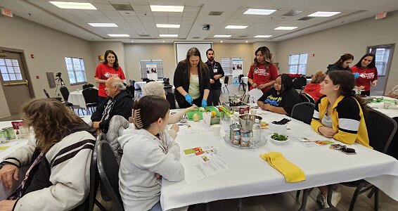 Dallas cooking class hosted by Aramark and Buckner offers healthy meal ideas on a budget