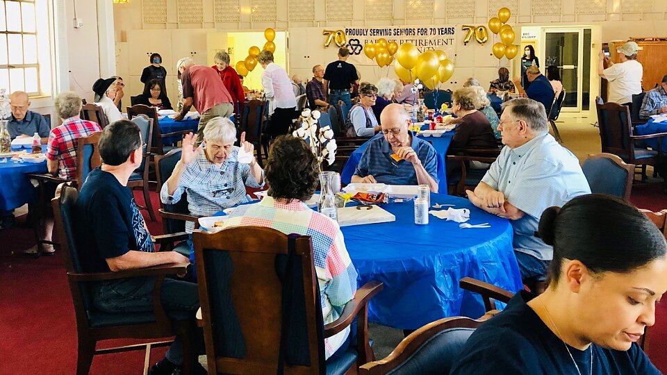baptist retirement community residents celebate 70 years
