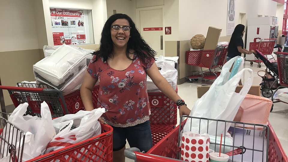 buckner foster youth receive shopping spree at target