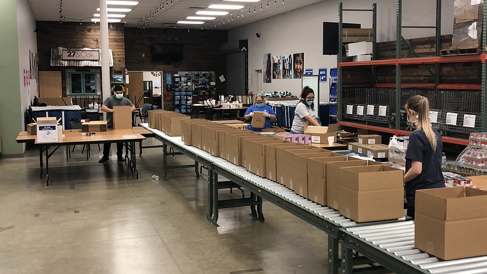 buckner international delivers food to families in need during covid 19 crisis