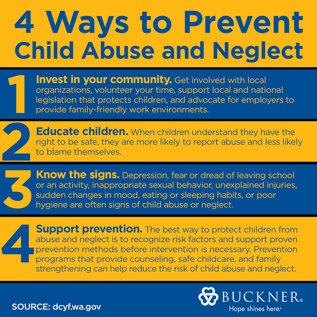 Child abuse prevention tips