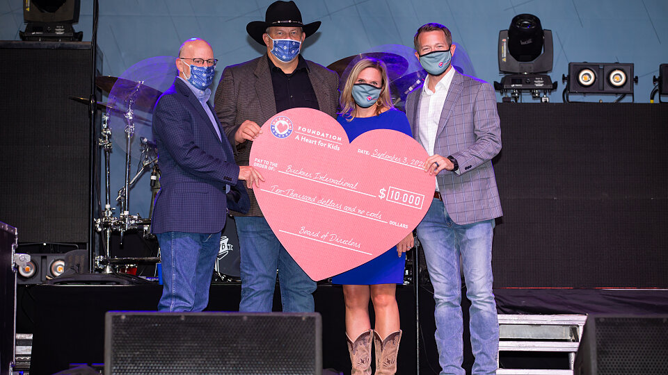 texas rangers foundation donates funding to buckner international