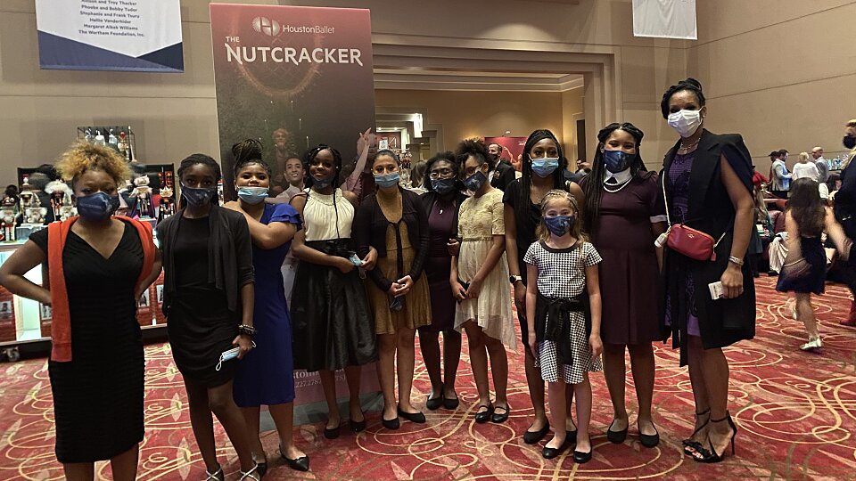 young women in buckner programs in houston got to see the nutcracker