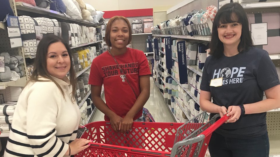 youth aging out foster care got 500 shopping spree from buckner
