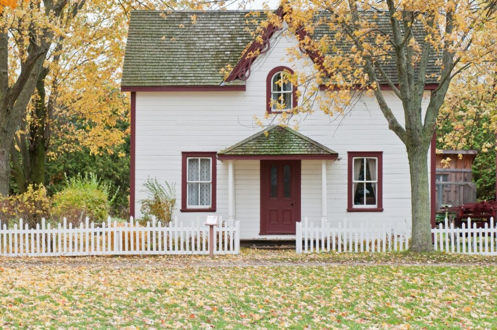 a-house-with-picket-fence