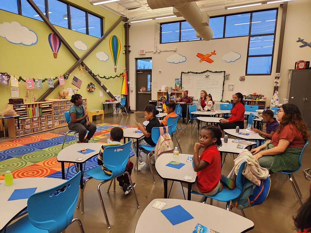 After school program book signing