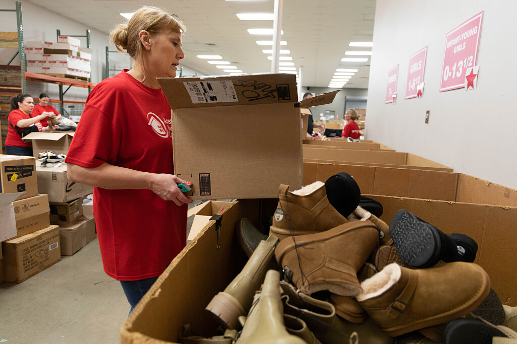 Sorting shoes for vulnerable children