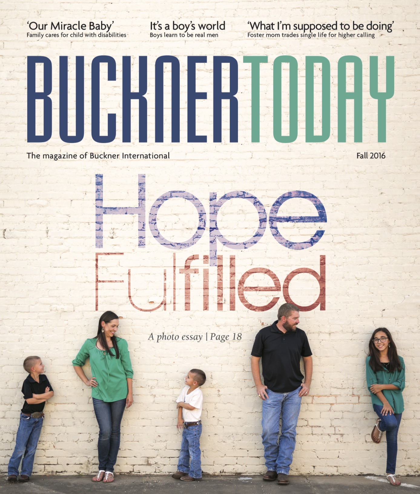 Buckner Today Fall 2016