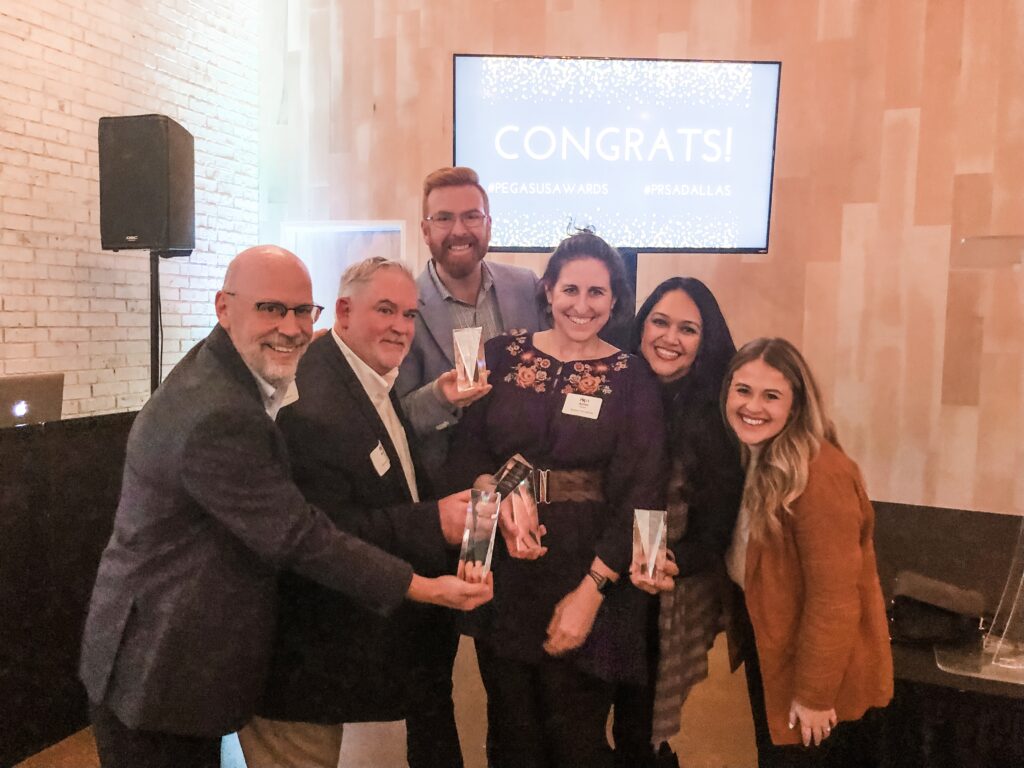 buckner-communications-team-wins-pr-team-of-the-year-award-at-prsa-dallas-pegasus-awards