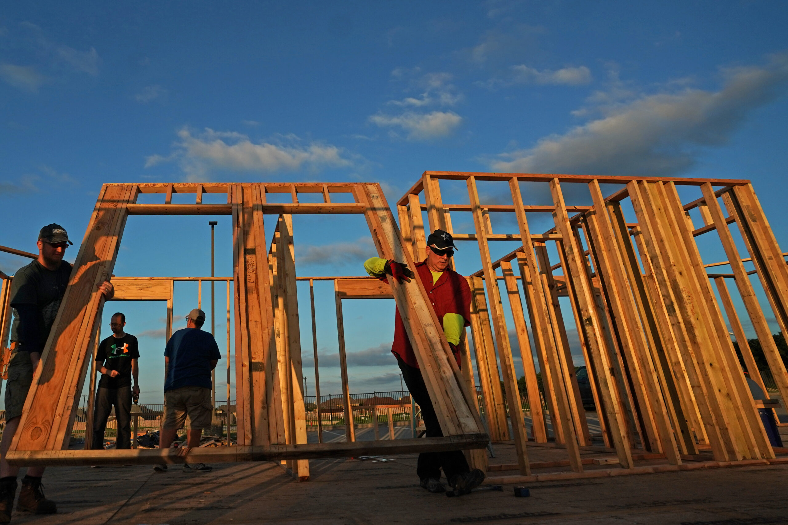 07092021--Buckner house construction Cottonwood Creek Church, Allen, TX (Photo/Louis DeLuca)