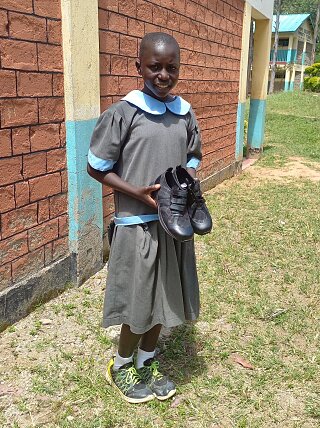 Cynthia experienced hope through a pair of shoes