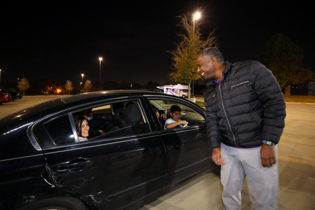 darren-oliver-hosts-drive-thru-holiday-party