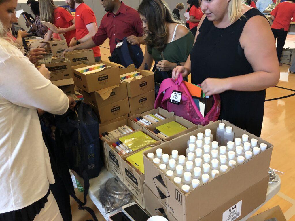 halliburton-employees-filled-backpacks-for-children-served-by-buckner-in-houston
