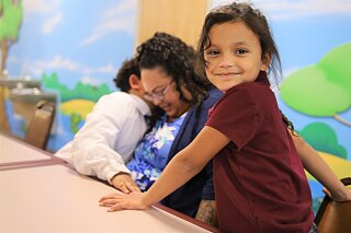 Annette and her children