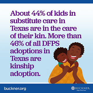 Kinship care provides stability for foster children
