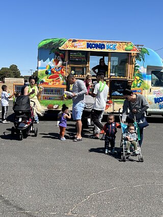 Kona Ice offered treats to Midland families