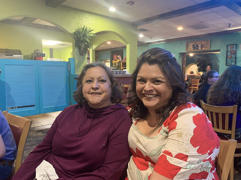 Lisa with her birth mother