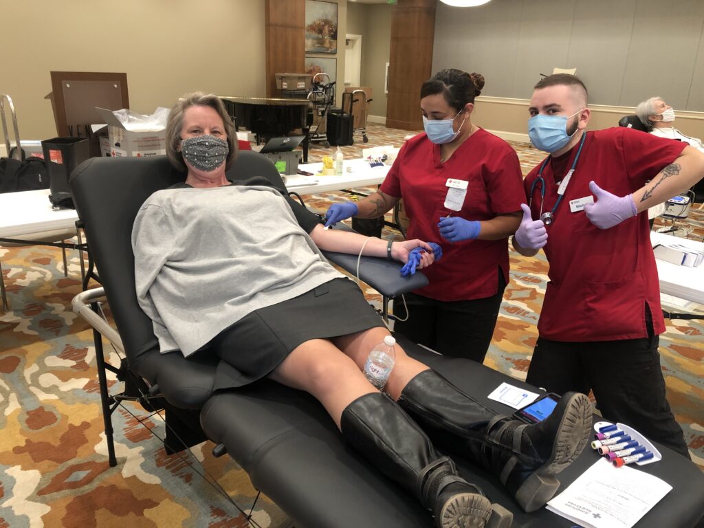 red-cross-staff-work-the-blood-drive-at-ventana-by-buckner