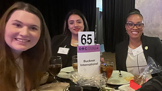 Buckner women at Spark conference